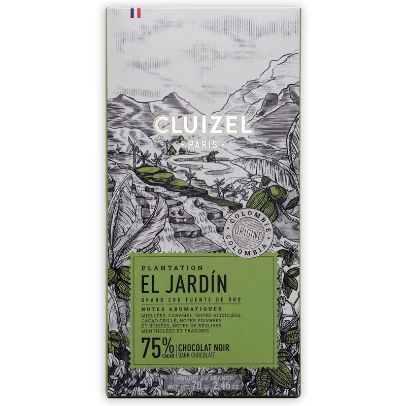 Michel Cluizel Plantation El Jardín Noir 75%