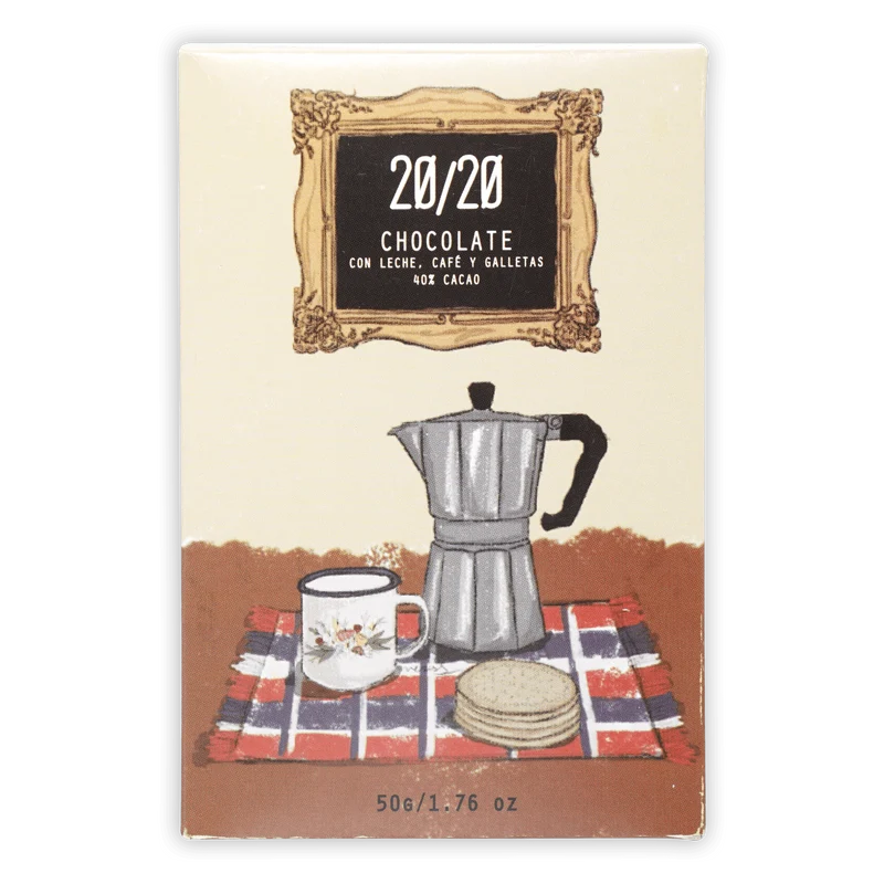 20/20 Milk Chocolate w/ Cookies & Coffee 40%