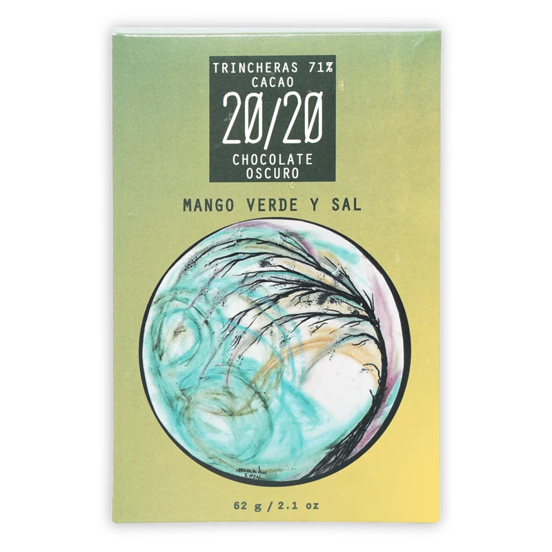 20/20 Dark Chocolate w/ Green Mango & Salt 71%