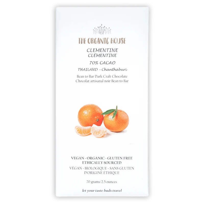 The Organic House Dark w/ Clementine Rinds 70%