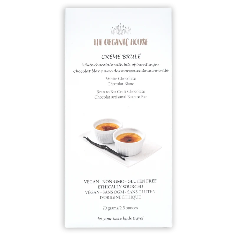 The Organic House White Chocolate Creme Brulee