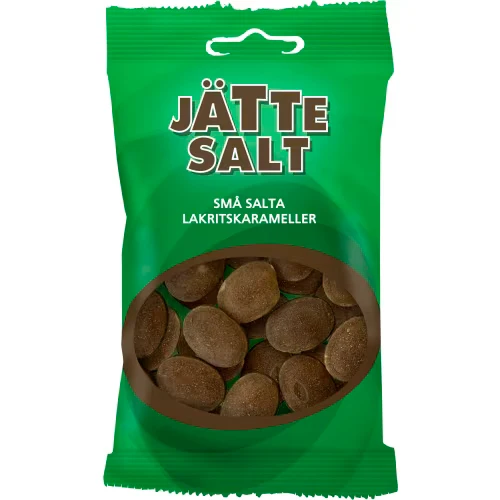Jättesalt Original - Swedish salty licorice 65g