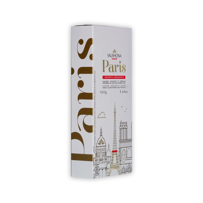 Valrhona Paris Theme Dark & Milk Croustibilles Chocolate Gift Box