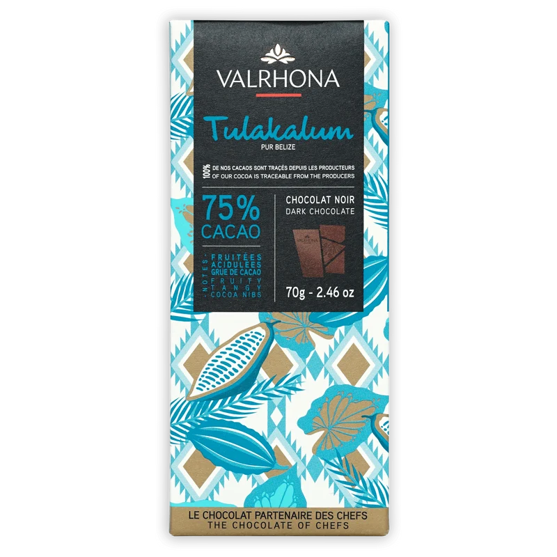 Valrhona Grand Cru Tulakalum Dark Chocolate 75%