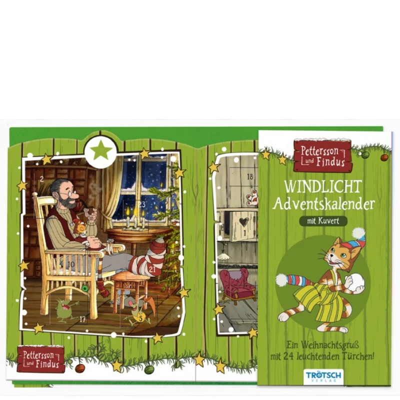 Pettersson & Findus - Windlicht-Adventskalender