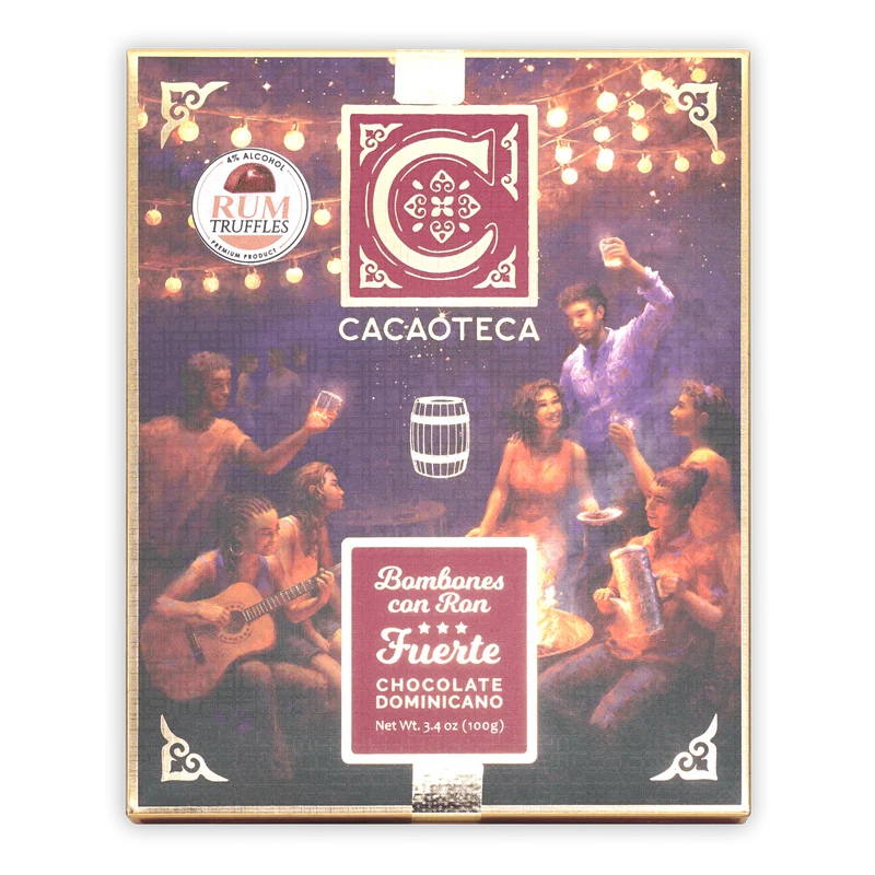 Cacaoteca Dark Chocolate Rum Truffles (12 pcs) 78%