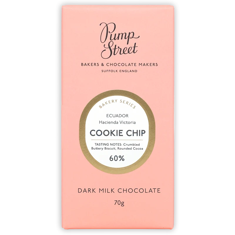Pump Street Dark Milk Cookie Chip 60%