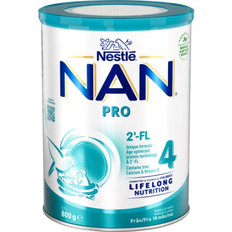 Nestlé Nan Pro 4 Mjölkdryck Från 18 Månader - Milk Drink for Toddlers 5.7l