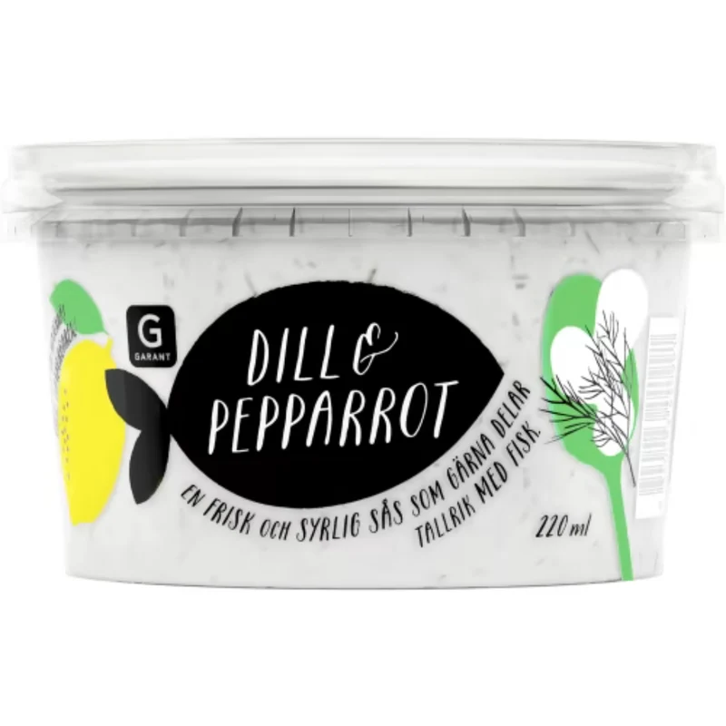Garant Dill Pepparrot Fisksås - Dill & Horseradish Sauce 220ml