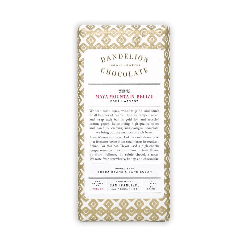Dandelion Maya Mountain Belize 70%