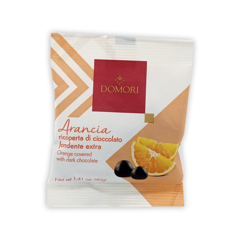 Domori Dragees Chocolate Covered Orange