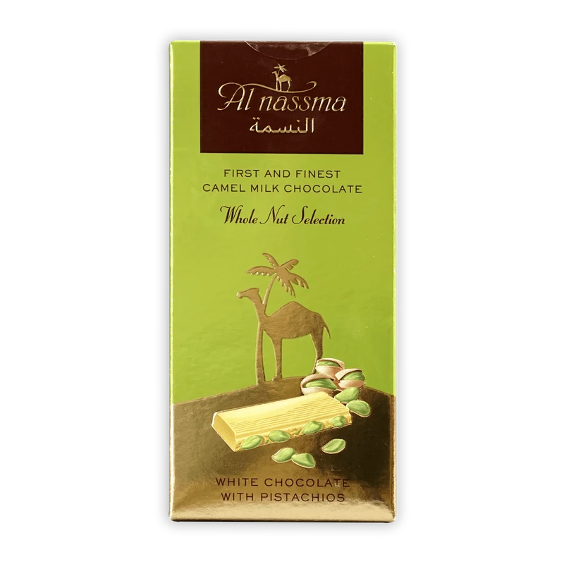 Al Nassma White Chocolate w/ Pistachios