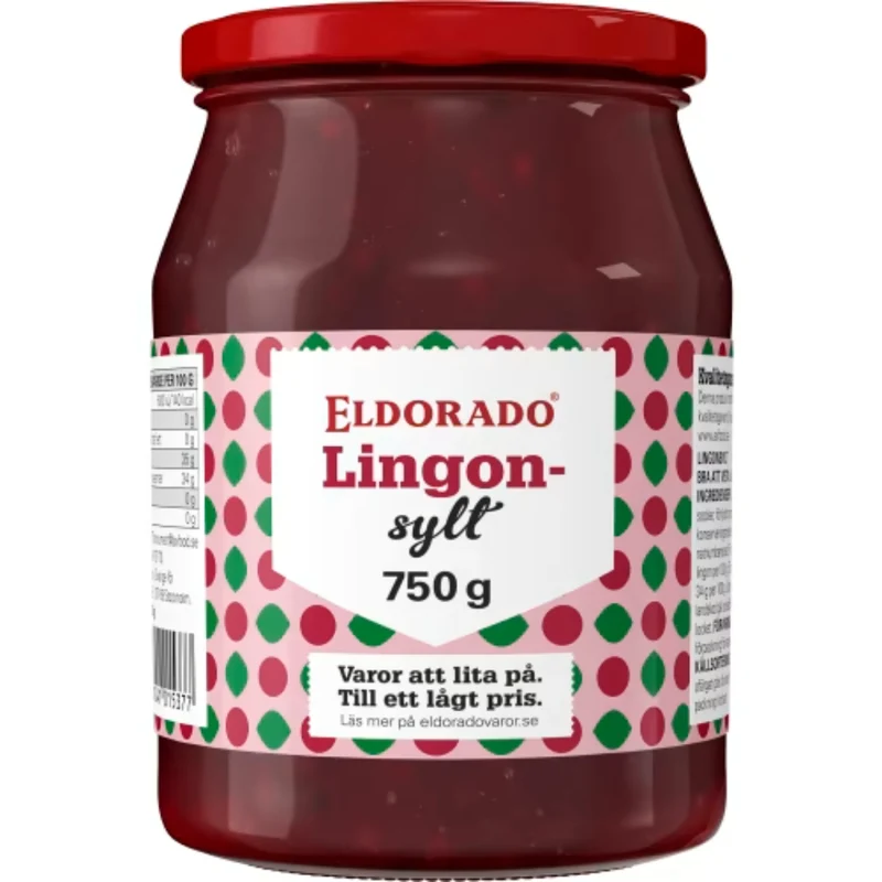 Eldorado Lingonsylt - Lingonberry Jam 750g