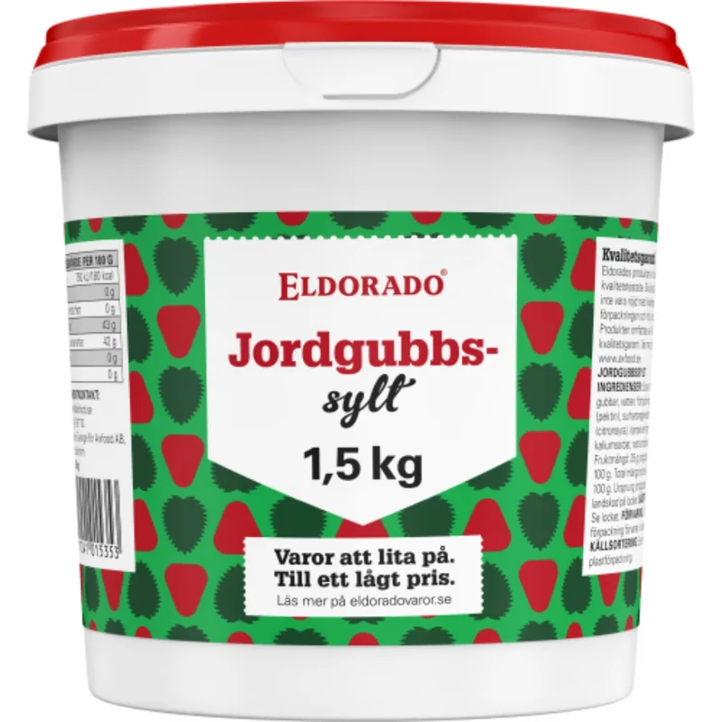 Eldorado Jordgubbssylt - Strawberry Jam 1.5kg