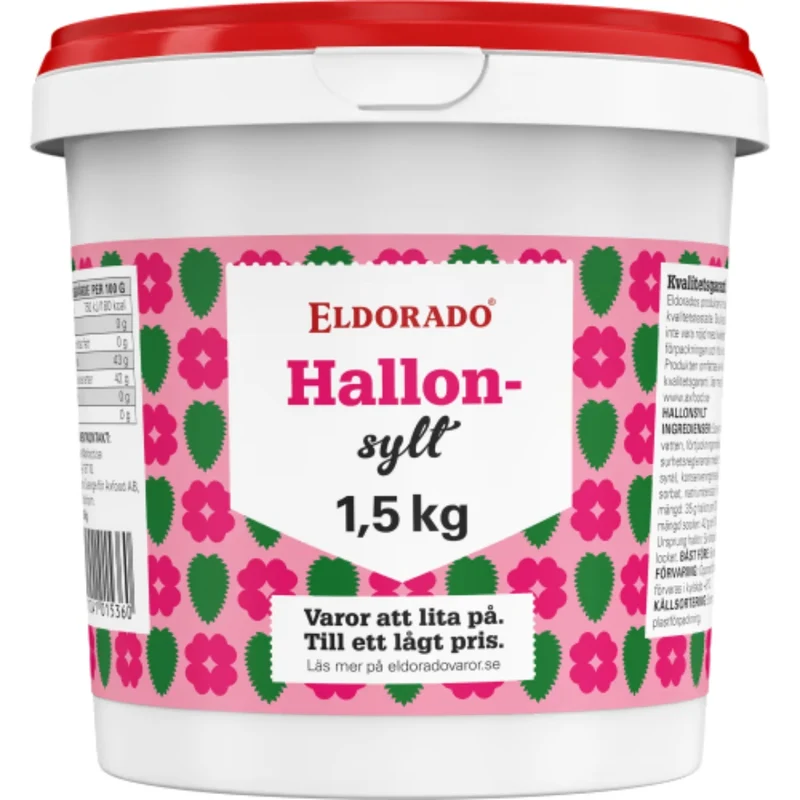 Eldorado Hallonsylt - Raspberry Jam 1.5 kg