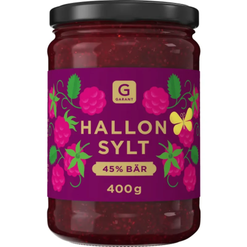 Garant Hallonsylt - Raspberry Jam 400g