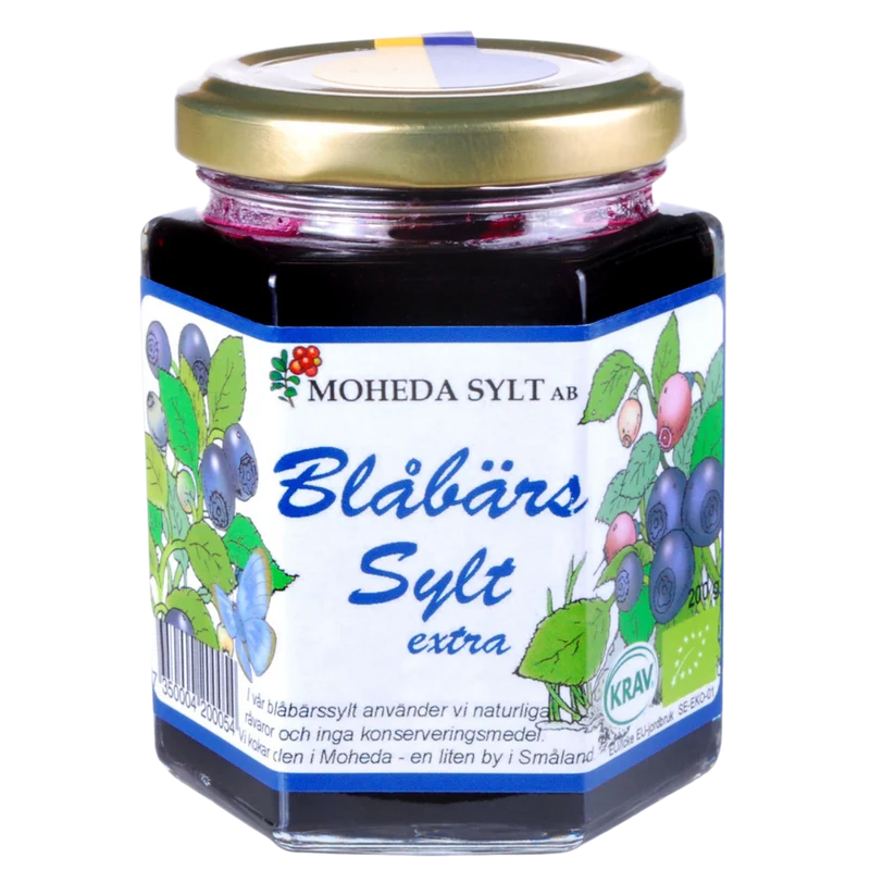 Moheda Blåbär Sylt - Blaubeer-Konfitüre extra - 200 g