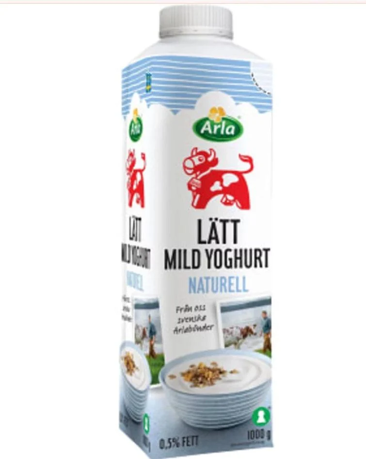 Arla Lättyoghurt Naturell Mild 0,5% 1000g