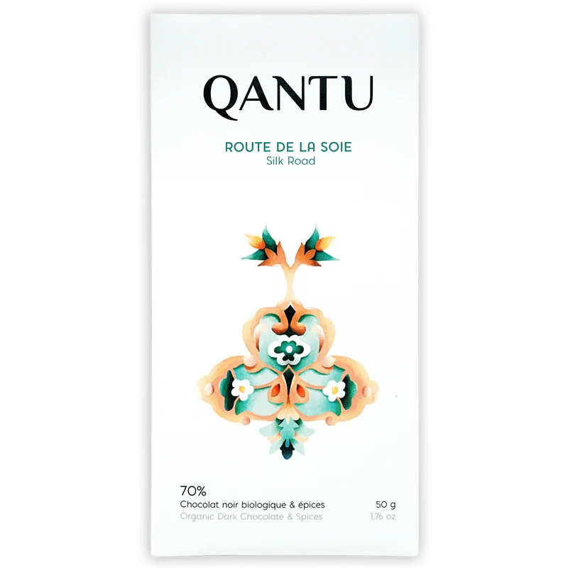 Qantu Chocolate Silk Road (Dark Chocolate w/ Spices) 70%