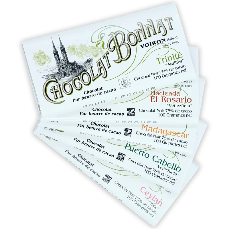 Bonnat Chocolate Single Origin Bundle (5 Bars)