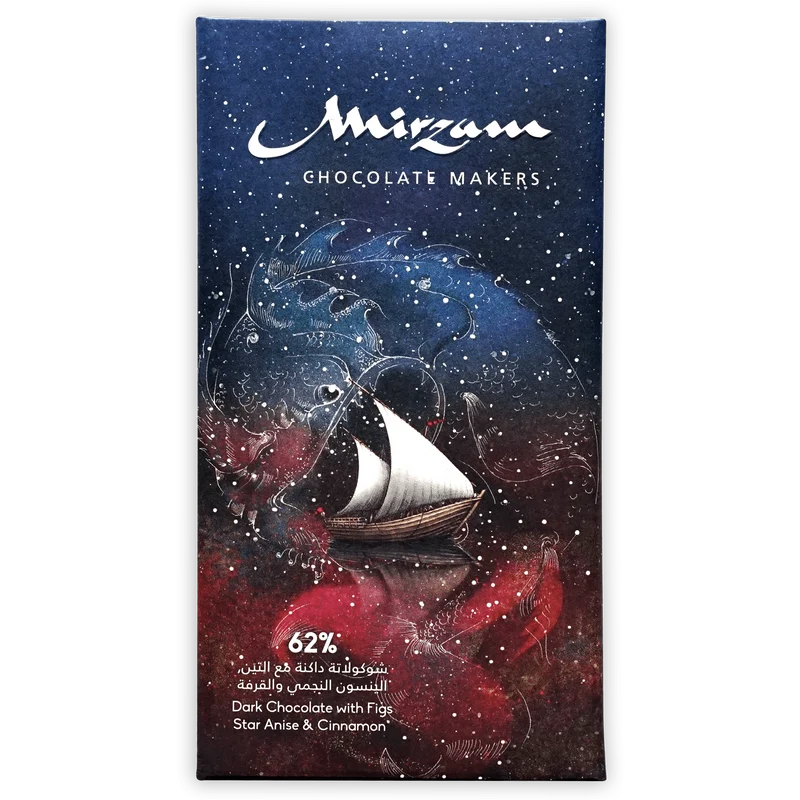 Mirzam Dark Chocolate w/ Figs, Star Anise & Cinnamon 62%