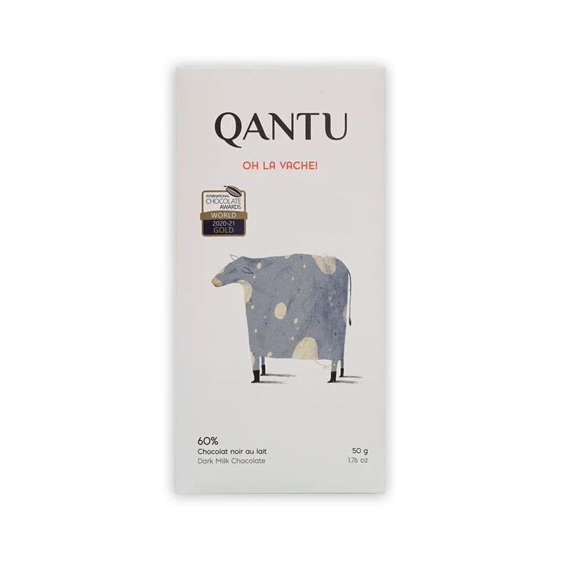 Qantu Dark MIlk Chocolate Oh La Vache! 60%