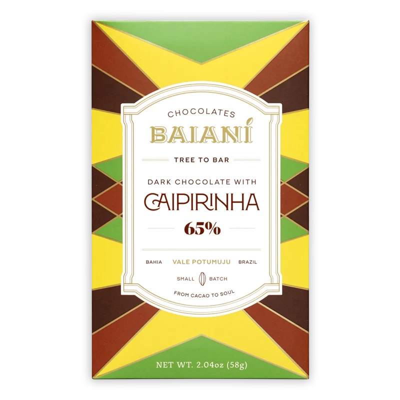 Baiani Dark w/ Caipirinha 65% (Cachaça w/ Lime Zest)