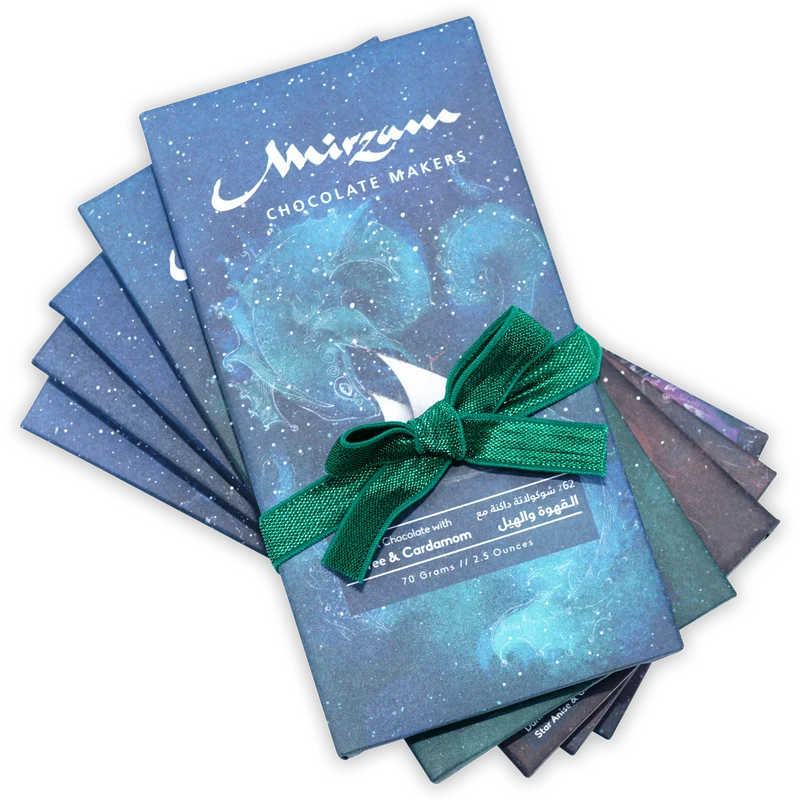 Mirzam Spiced Chocolate Bars Maps Bundle
