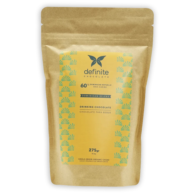Definite Drinking Chocolate w/ Dominican Spices 60%