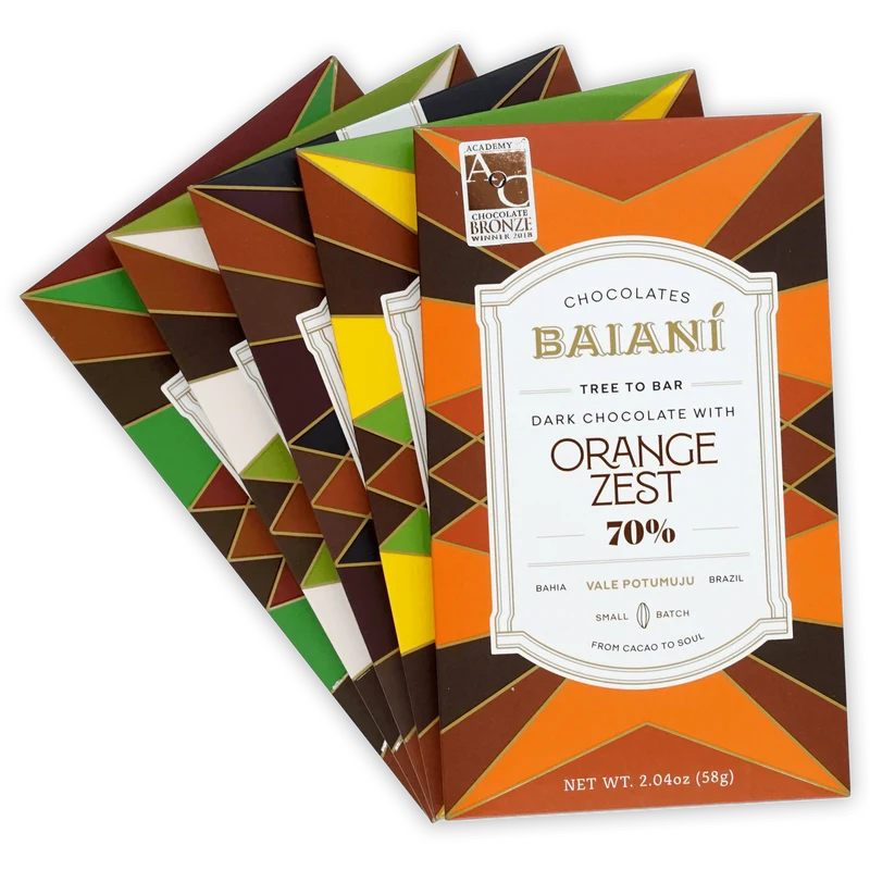 Baiani Inclusion Chocolate Bundle (5 Bars)