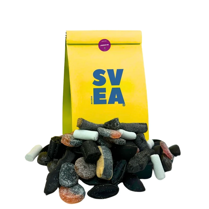 Licorice Swedish Mix Medium 500g (17.63oz)