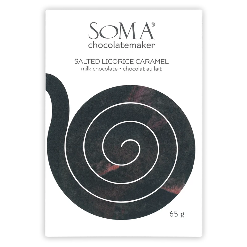 Soma Salted Licorice Caramel Bar 32%