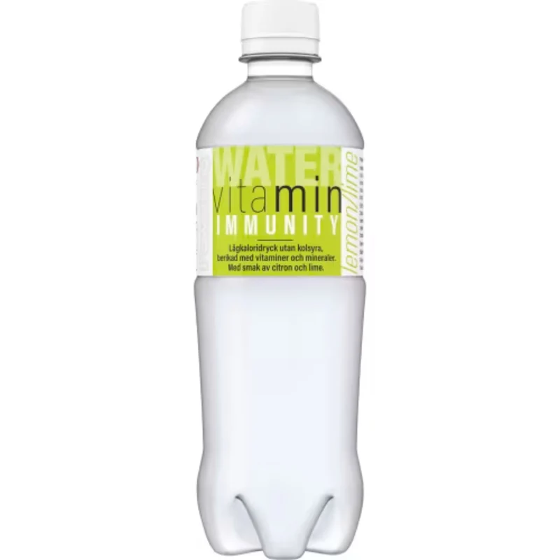 Powerking Citron/lime Vitaminvatten Pet - Low-Calorie Still Drink with Lemon and Lime Flavor 50cl