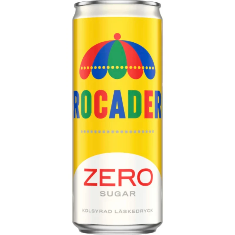 Trocadero Zero Läsk Burk - Zero Soft Drink with Orange and Apple Flavor 33cl