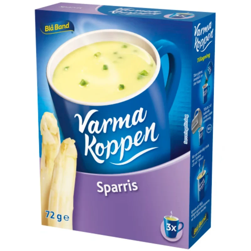 Blå Band Sparris Varma Koppen Soppa Pulver/3 Port - Asparagus Soup 76g