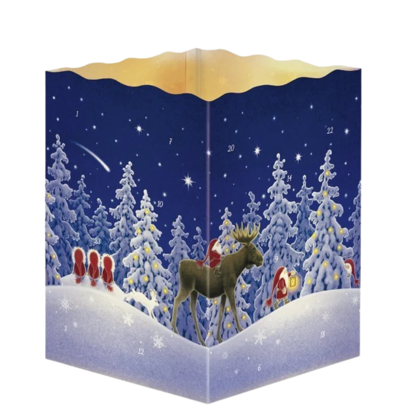 Nordische Nacht - Adventskalender - 29 x 21 cm