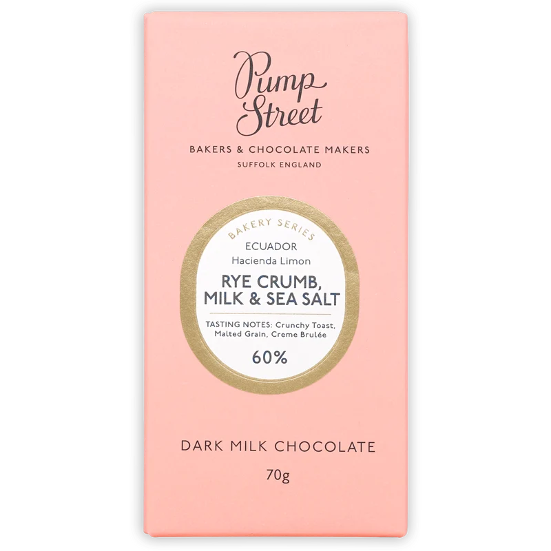 Pump Street Rye Crumb, Milk & Sea Salt 60%