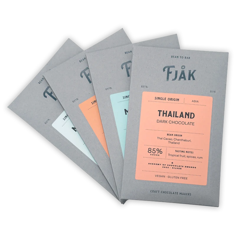 Fjåk Chocolate Bundles (4 Bars)