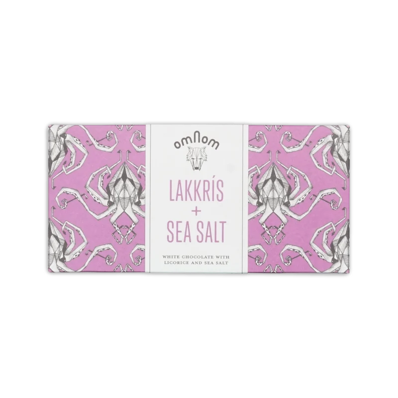 Omnom Lakkris + Sea Salt Chocolate 38%
