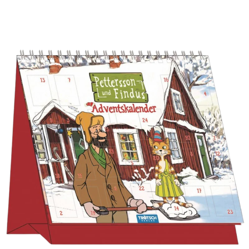 Pettersson & Findus - Adventskalender zum Aufstellen