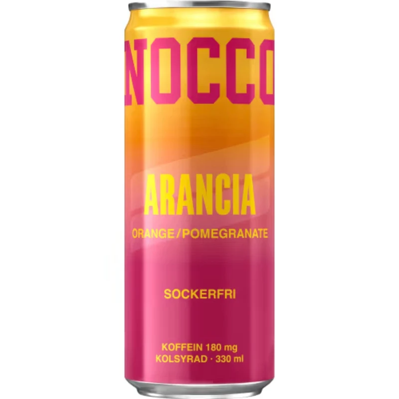 Nocco Orange Pomegranate Energidryck Burk - Energy Drink 33cl