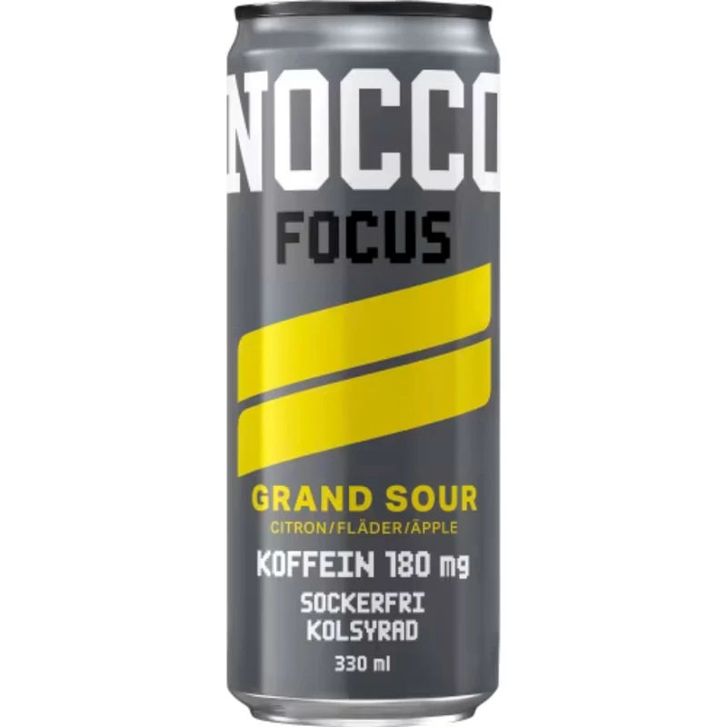 Nocco Grand Sour Sockerfri Energidryck Burk - Energy Drink 33cl