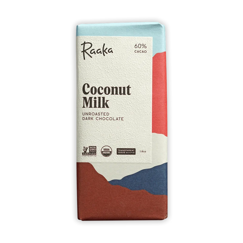 Raaka Coconut Milk Chocolate 60%
