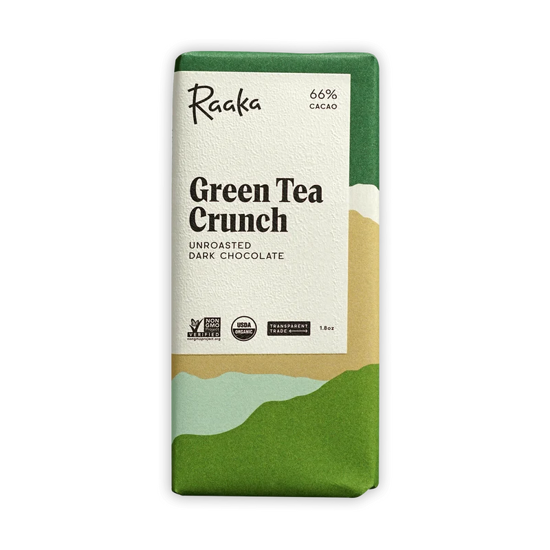 Raaka Green Tea Crunch 66%