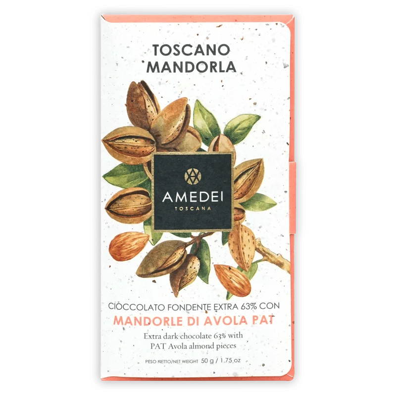 Amedei Mandorle (Dark w/ Almonds) 63%