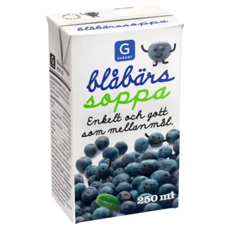 Garant Blåbärssoppa - Blueberry Fruit Soup 250ml