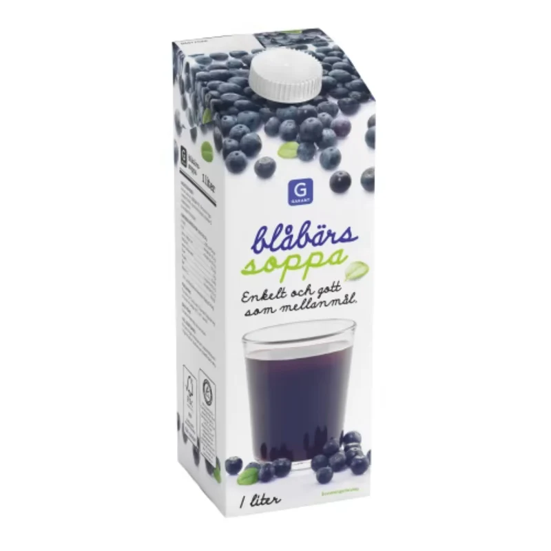 Garant Blåbärssoppa - Blueberry Fruit Soup 1L