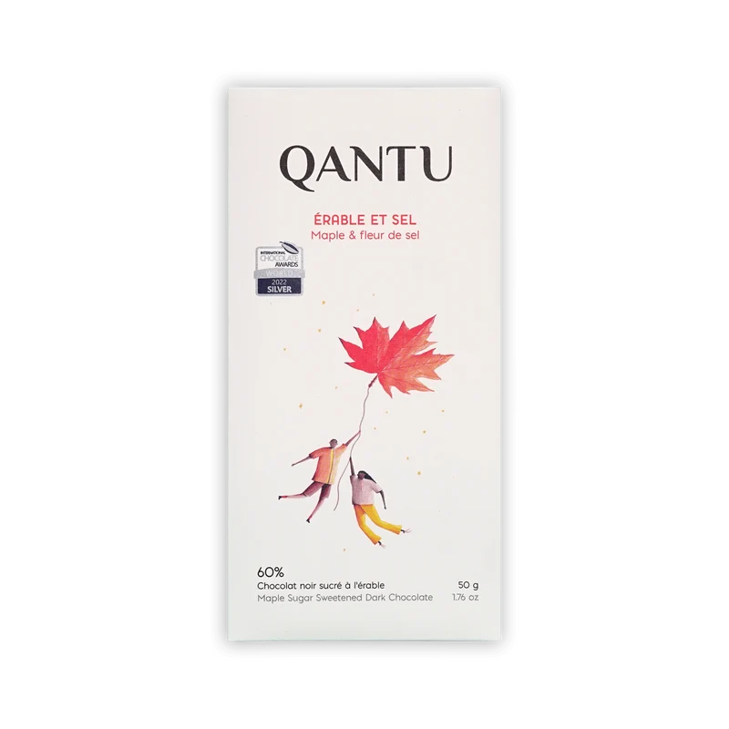 Qantu Chocolate Maras Maple & Fleur de Sel 60%
