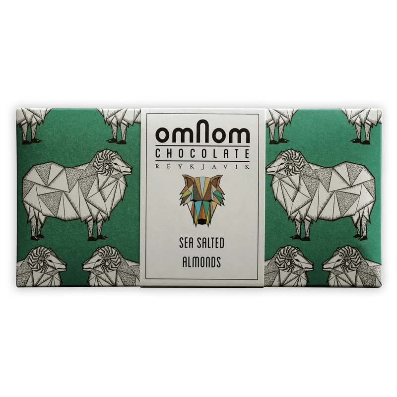 Omnom Sea Salted Almonds + Milk 45%