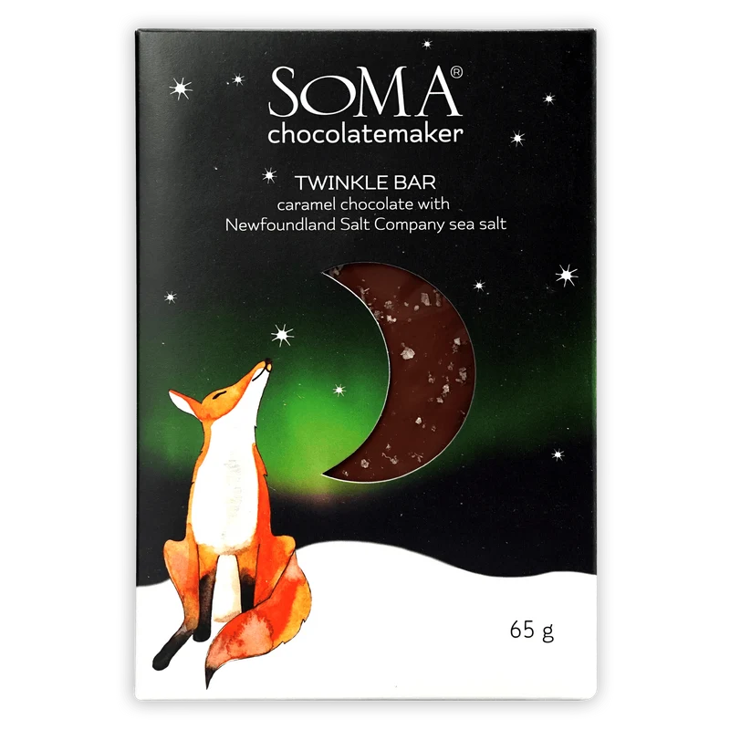 Soma Twinkle Bar Caramel Chocolate w/ Salt 50%